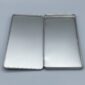 Sehr flache Metalldose mit Scharnier 01