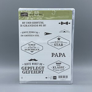 Stempelset Gummi Gruß nach Maß (146180)