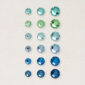 Basic Strass-Schmuck Meereswellen (159396)