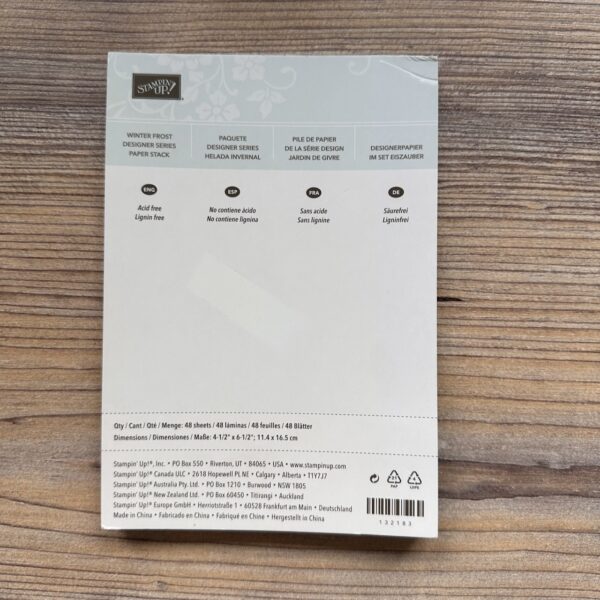 Designer Series Paper Stack Winter Frost (132183)