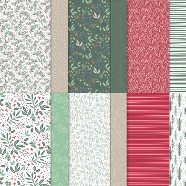 Designerpapier 6" X 6" (15,2 X 15,2 Cm) Wunderbar Weihnachtlich (155718)