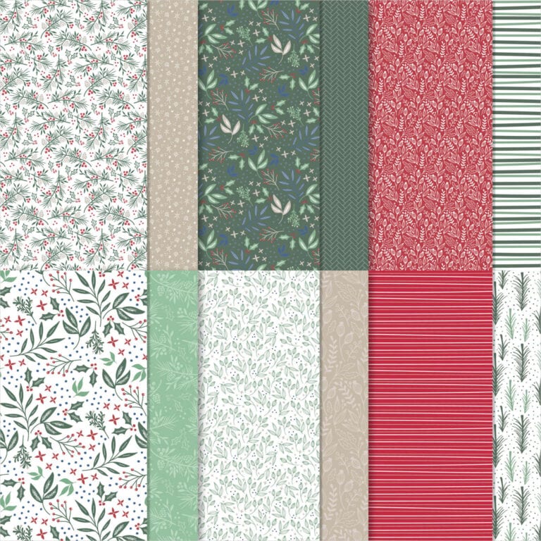 Designerpapier 6" X 6" (15,2 X 15,2 Cm) Wunderbar Weihnachtlich (155718)