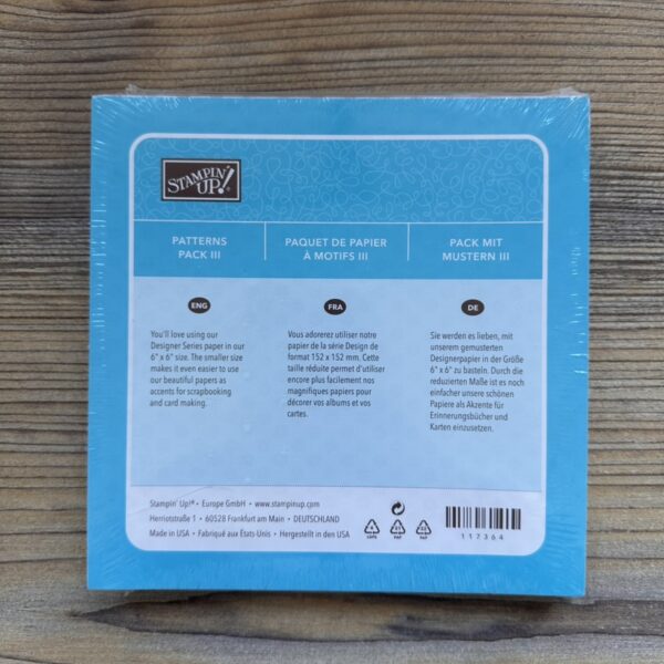 Designerpapier Pack mit Mustern 3 - Gastgeber (117364)