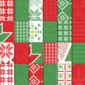 Designerpapier Weihnachtsquilt 6x6" (144617)