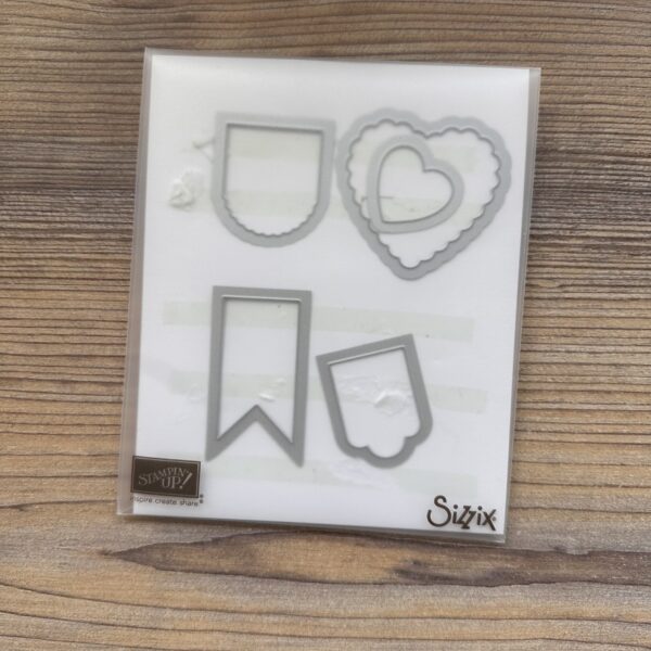 Framelits Formen Herzen und Wimpel (130159)