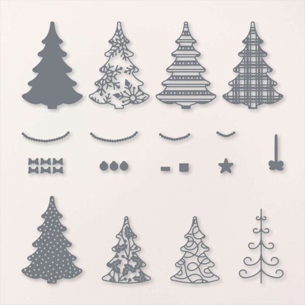 Stanzformen Dekorative Weihnachtsbäume (164084) Stanzformen Dekorative Weihnachtsbäume (164084)