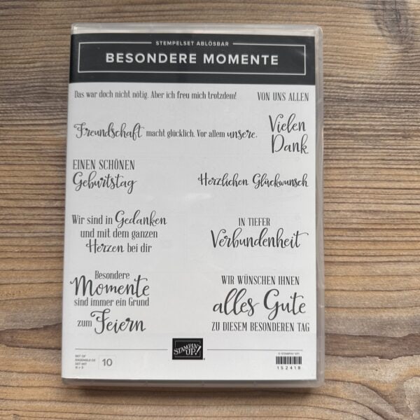 Stempelset Gummi Besondere Momente (152418)
