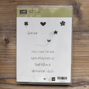 Stempelset Gummi Denk' An Dich - Sale-A-Bration (123277)