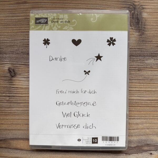 Stempelset Gummi Denk' An Dich - Sale-A-Bration (123277)