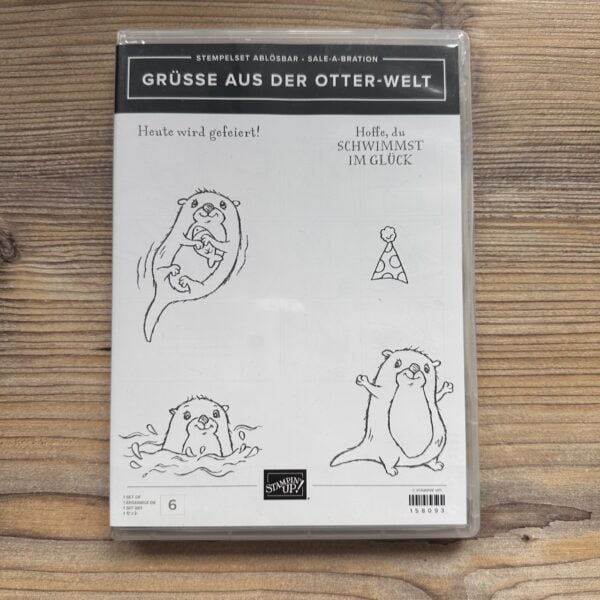 Stempelset Gummi Grüße aus der Otter-Welt - Sale-A-Bration (158093)