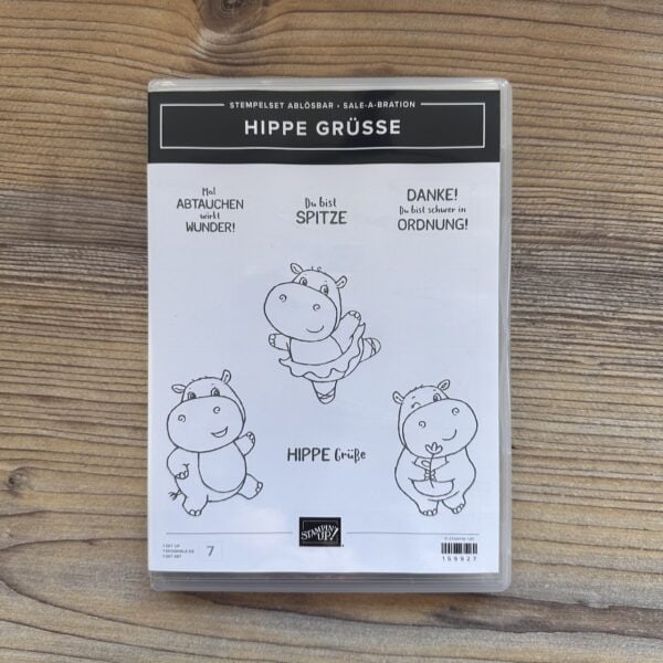 Stempelset Gummi Hippe Grüße - Sale-A-Bration (159927)