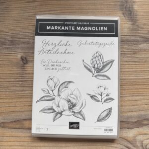 Stempelset Gummi Markante Magnolien (163505)