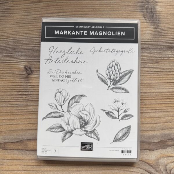 Stempelset Gummi Markante Magnolien (163505)
