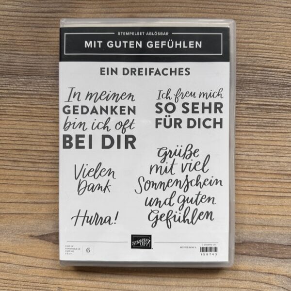 Stempelset Gummi Mit Guten Gefühlen (158743)
