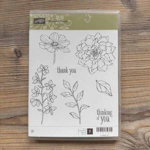 Stempelset Gummi Peaceful Petals (133107)