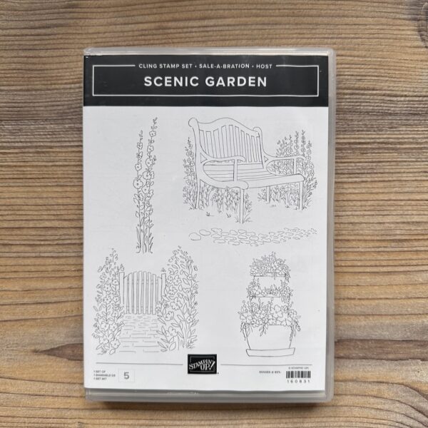 Stempelset Gummi Scenic Garden - Sale-A-Bration Gastgeber (160831)