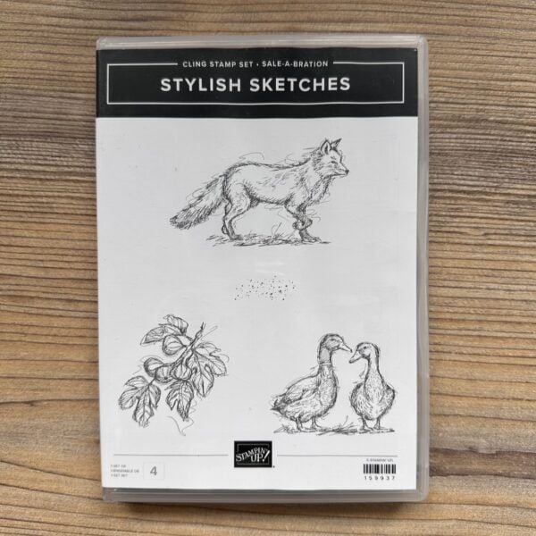 Stempelset Gummi Stylish Sketches - Sale-A-Bration (159937)