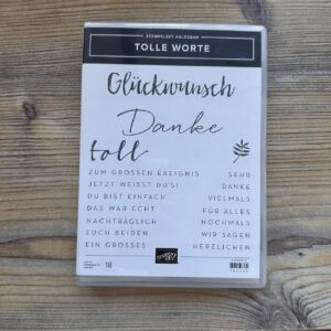 Stempelset Gummi Tolle Worte (160745)