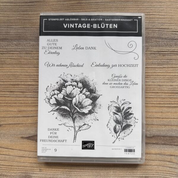 Stempelset Gummi Vintage-Blüten - Sale-A-Bration Gastgeber (158123)