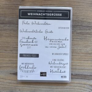 Stempelset Gummi Weihnachtsgrüsse (156306)