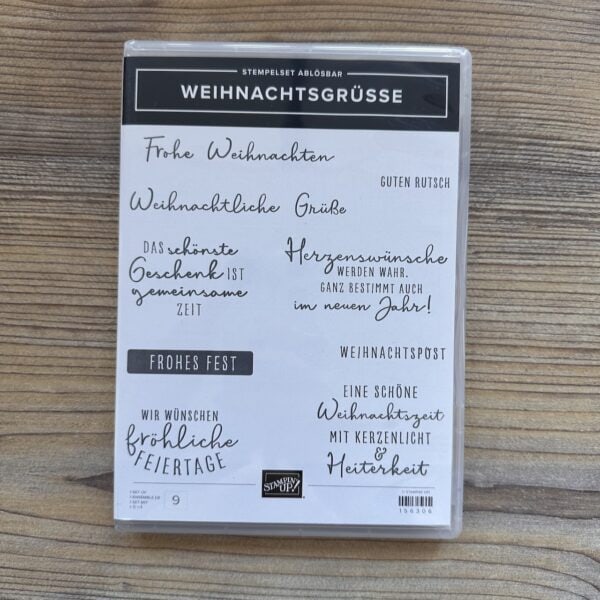 Stempelset Gummi Weihnachtsgrüsse (156306)