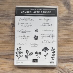Stempelset Gummi Zauberhafte Grüsse (152922)