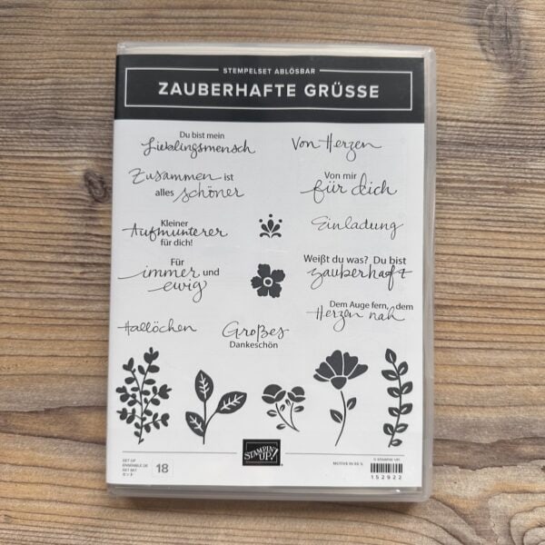 Stempelset Gummi Zauberhafte Grüsse (152922)