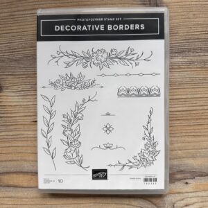 Stempelset Klarsicht Decorative Borders (160513)