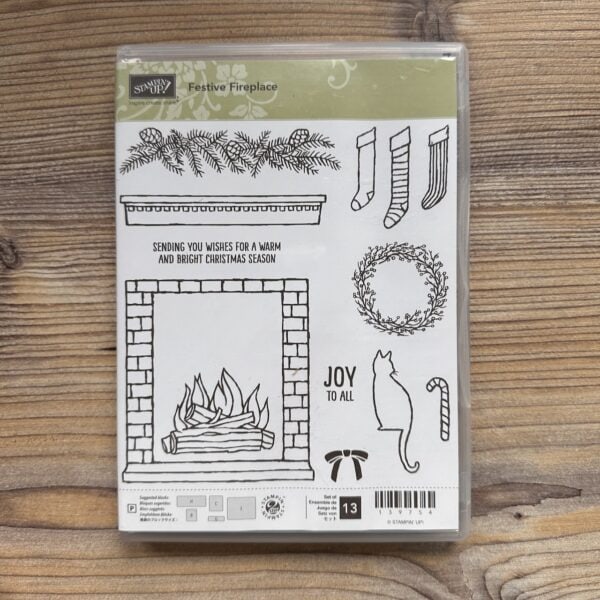 Stempelset Klarsicht Festive Fireplace (139754)