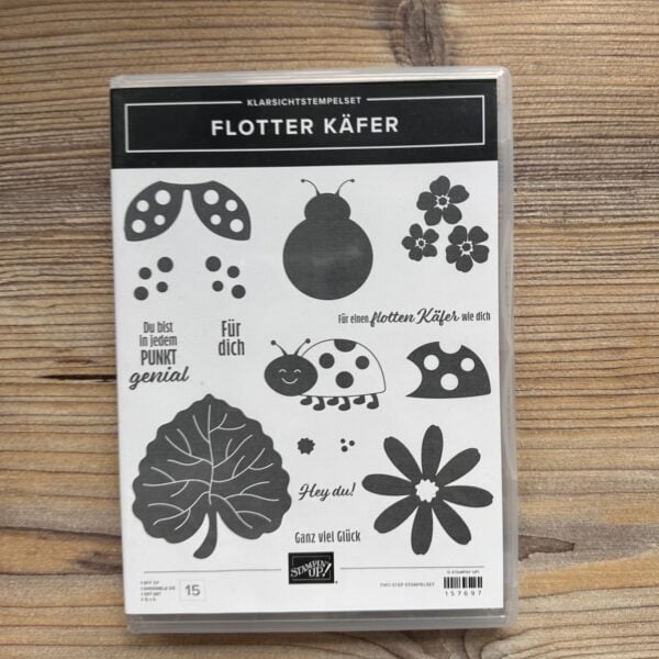 Stempelset Klarsicht Flotter Käfer (157697)