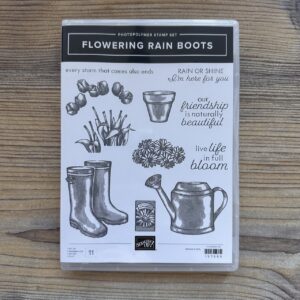 Stempelset Klarsicht Flowering Rain Boots (157689)