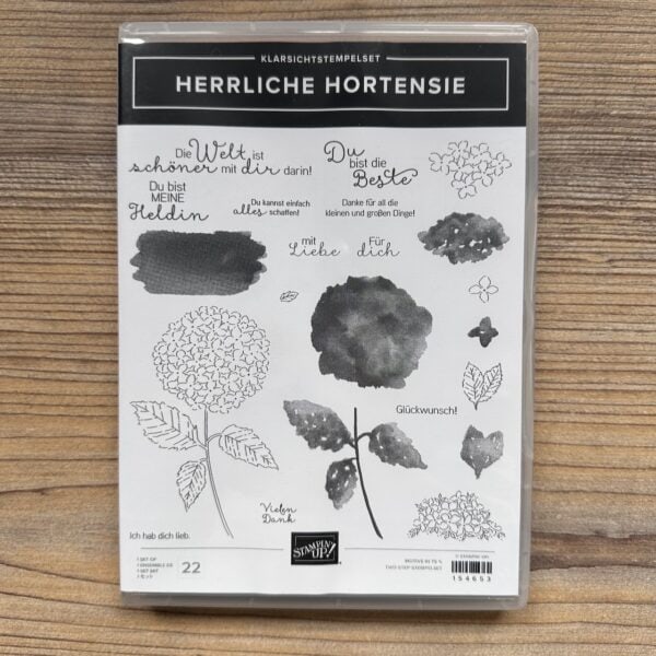 Stempelset Klarsicht Herrliche Hortensie (154653)