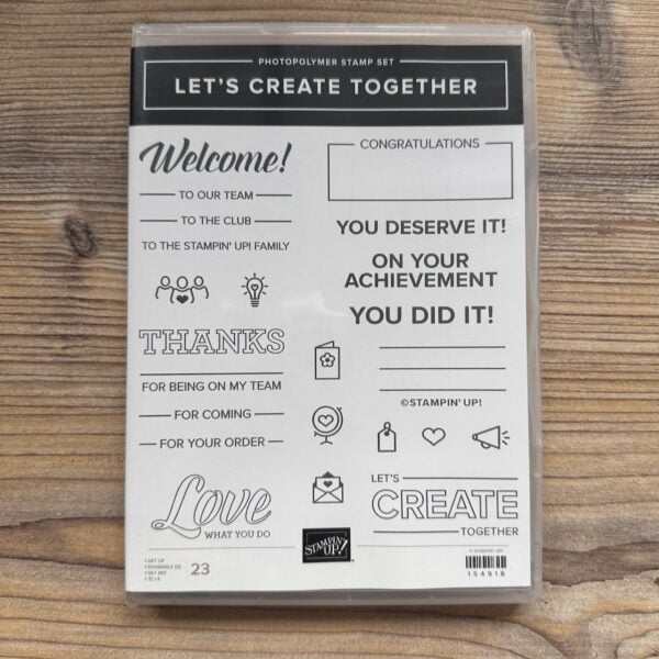 Stempelset Klarsicht Let's Create Together (154918)