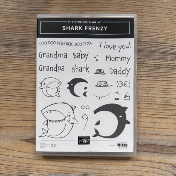 Stempelset Klarsicht Shark Frenzy (154388)