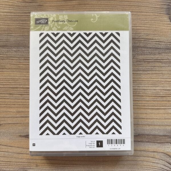Stempelset mit Holzblock Positively Chevron (130496)