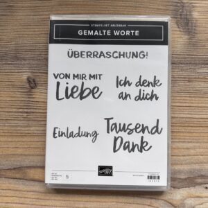 Stempelset gemalte Worte (162912)