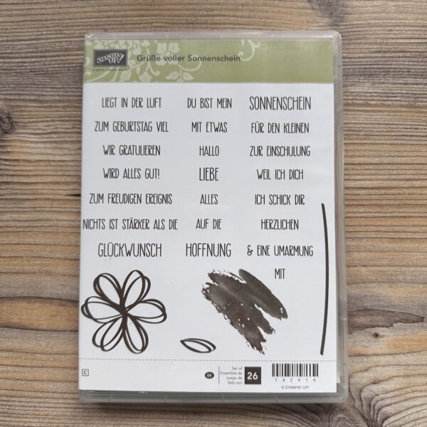 Stempelset Grüsse voller Sonnenschein (142414)
